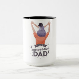 Phantastischer Vater Kaffee Tasse - Perfektes Gesc