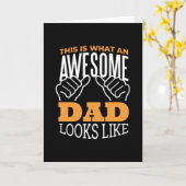 Phantastischer Vater Karte (Gelbe Blume)