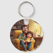 Phantastischer Vater Schlüsselanhänger (Rückseite)