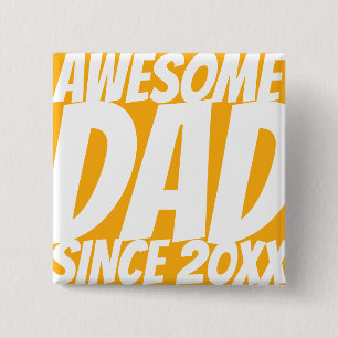 Phantastischer Vater seit 20XX Einfach und Cool Button