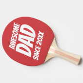 Phantastischer Vater seit 20XX Einfach und Cool Tischtennis Schläger (Seitenansicht)