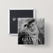 Phantastischer Vater Seit 20XX Einfaches, elegante Button (Vorne & Hinten)