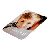 Phantastischer Vater Seit 20XX Modernes, einfaches Magnet (Linke Seite)