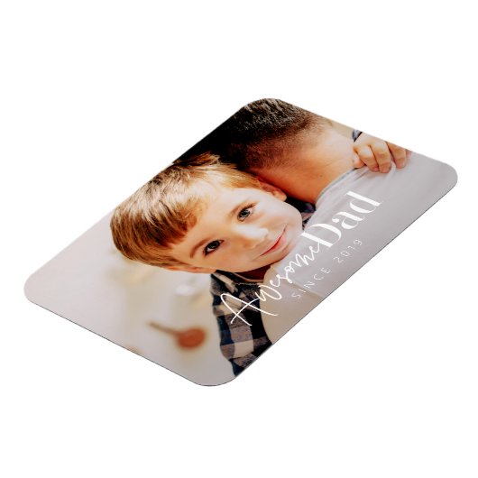 Phantastischer Vater Seit 20XX Modernes, einfaches Magnet (Linke Seite)