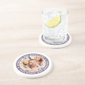 Phantastischer Vater Seit 20XX Modernes Foto Getränkeuntersetzer (Seite)