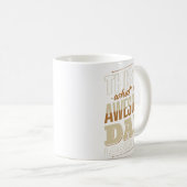 Phantastischer Vater - Super Vater Look Kaffeetasse (VorderseiteRechts)