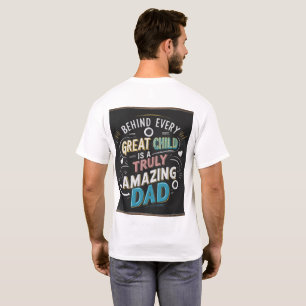 Phantastischer Vater T - Shirt: Feiern Sie große V T-Shirt