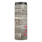 Phantastischer Vater Western ThemenIndividuelle Na Thermosbecher (Rückseite)