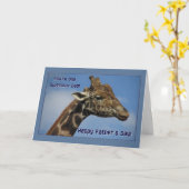 Phantastischer Vatertag Karte (Gelbe Blume)