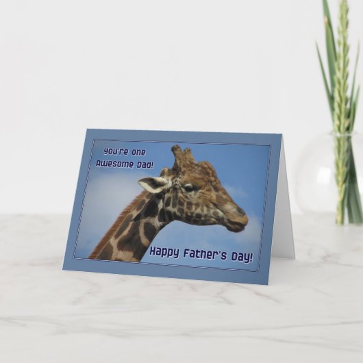 Phantastischer Vatertag Karte (Vorderseite)