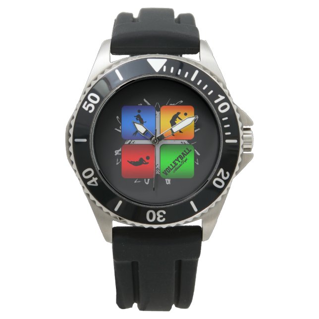 Phantastischer Volleyball-Stil Armbanduhr (Vorderseite)