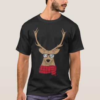 Phantastischer Weihnachtsmann mit Cooler Brille T-Shirt