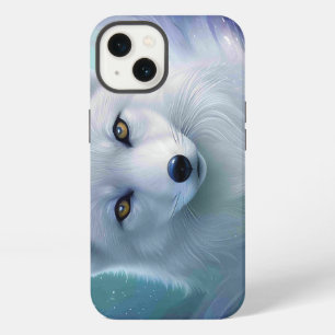 Phantastischer Weißschneefox auf Icy Land iPhone 13 Hülle