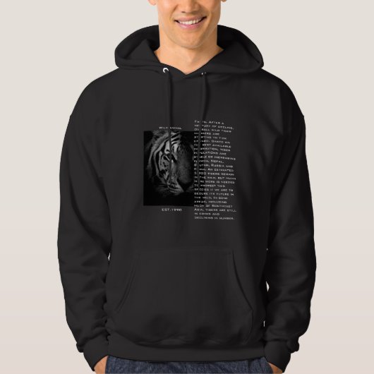 Phantastischer Wildtiertiger Hoodie (Vorderseite)