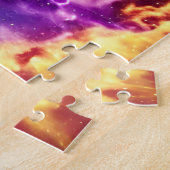 Phantastischer Wissenschaftsspinnnebel im Universu Puzzle (Seite)