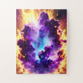 Phantastischer Wissenschaftsspinnnebel im Universu Puzzle (Vertikal)
