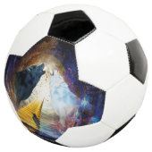 Phantastischer Wolf Fußball (Dreiviertel)
