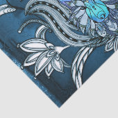 Phantastischer Wolf, Lineart Design Seidenpapier (Ausschnitt)