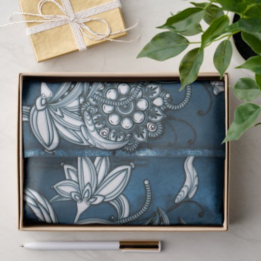 Phantastischer Wolf, Lineart Design Seidenpapier (Geschenk)