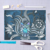 Phantastischer Wolf, Lineart Design Seidenpapier (Handwerk)