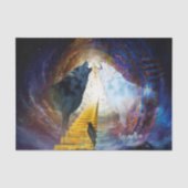 Phantastischer Wolf Seidenpapier (Vorderseite)