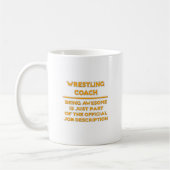Phantastischer Wrestling Coach .. Stellenbeschreib Kaffeetasse (Links)