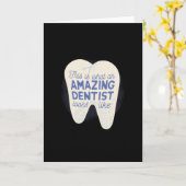 Phantastischer Zahnarzt Karte (Gelbe Blume)