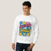 Phantastischer Zahnarztdanke Sweatshirt (Vorne ganz)