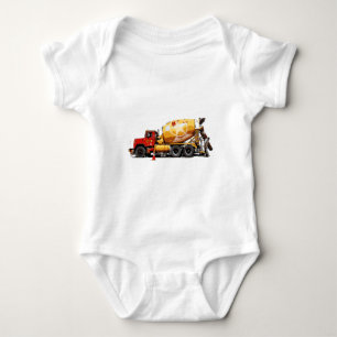 Phantastischer Zement-LKW #6 Baby Strampler