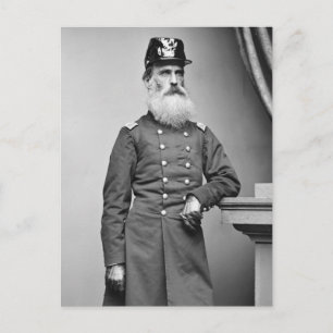 Phantastischer Ziviler Kriegsbart, 1860er Postkarte