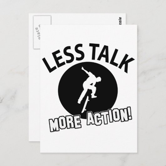 phantastischere Skate Postkarte (Vorne/Hinten)