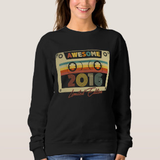 Phantastisches 2016 Retro-Kassettenband 7. B Tag 7 Sweatshirt