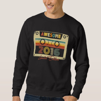 Phantastisches 2016 Retro-Kassettenband 7. B Tag 7 Sweatshirt