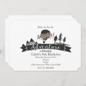 Phantastisches Abenteuer Retro Geburtstagsparty Ei Einladung (Vorne/Hinten)