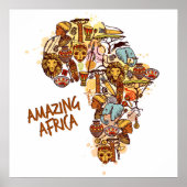 Phantastisches Afrika Poster (Vorne)