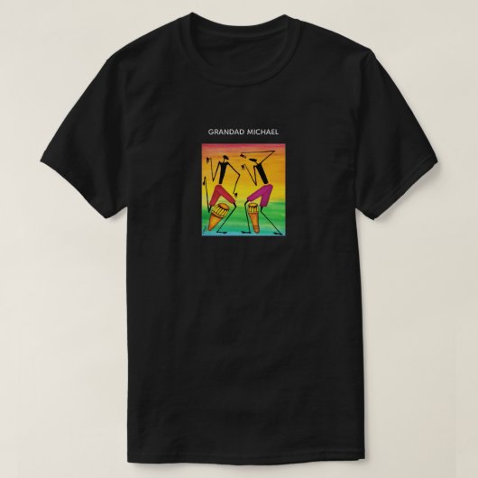 Phantastisches afrikanisches Aquarell T-Shirt (Design vorne)