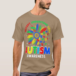 Phantastisches Akzeptieren Liebe Autismus Bewussts T-Shirt