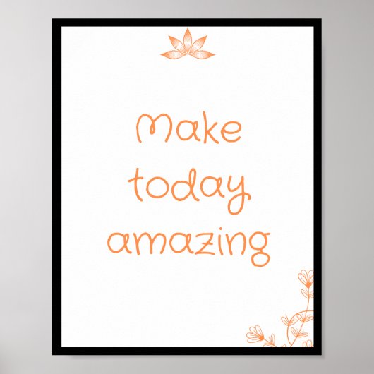 Phantastisches Angebot heute erstellen Poster (Vorne)