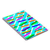 Phantastisches Aqua-Muster Notizblock (Rechte Seite)