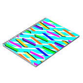 Phantastisches Aqua-Muster Notizblock (Linke Seite)