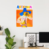Phantastisches Arizona Vintage Reiseplaner Poster (Heimbüro)