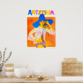 Phantastisches Arizona Vintage Reiseplaner Poster (Küche)