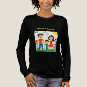 Phantastisches Artwork-Kind in Schwarz Tri-Blend Shirt (Vorderseite)