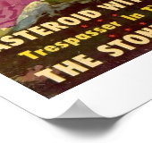 Phantastisches Asteroid-Hexenposter Poster (Ecke)