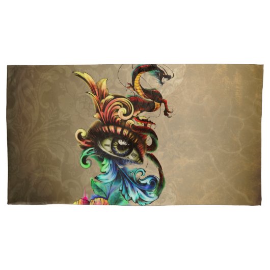 Phantastisches Auge Kissenbezug (Vorderseite-Links)