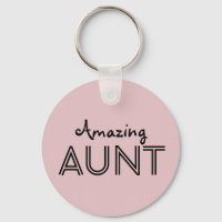 Phantastisches AUNT Individuelle Name Schlüsselanh