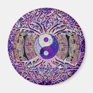 Phantastisches Aussehen Yin Yang Tree Magnet