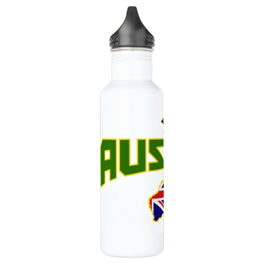 Phantastisches Australien Edelstahlflasche (Links)
