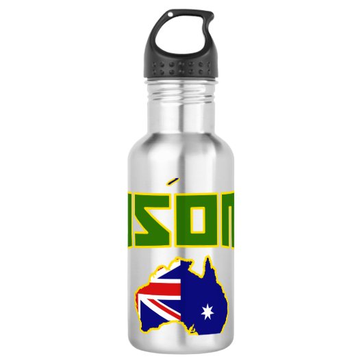 Phantastisches Australien Edelstahlflasche (Vorderseite)