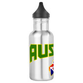 Phantastisches Australien Edelstahlflasche (Links)